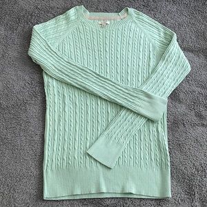 Cable-knit sweater